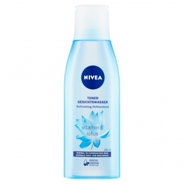 Nivea osvěžující čisticí pleťová voda, 200 ml