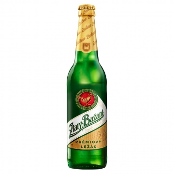 Zlatý Bažant světlý ležák pivo 500ml sklo