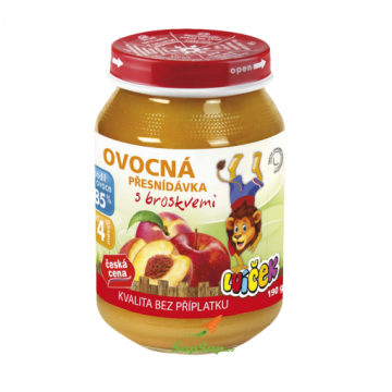 česká cena Ovocná přesnídávka s broskveami 190g