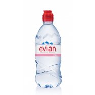 Evian Přírodní minerální voda nesycená 0,75l (sport)