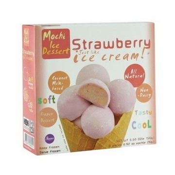 BUONO Mochi zmrzlina s příchutí jahodového krému 156g