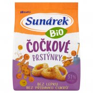 Sunárek Bio Křupky čočkové prstýnky 50g
