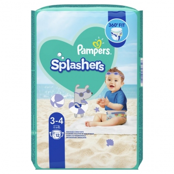 Pampers Splashers kalh. plenky do vody S3-S4 12ks
