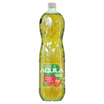 Aquila Ledový čaj zelený s jahodou 1,5l