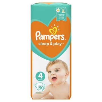 Pampers Sleep & Play 4 (9-14 kg) Value Pack 50 ks