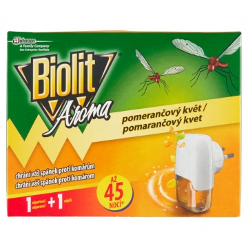 Biolit elektrický odpařovač+tekutá náplň 45nocí pomerančový květ