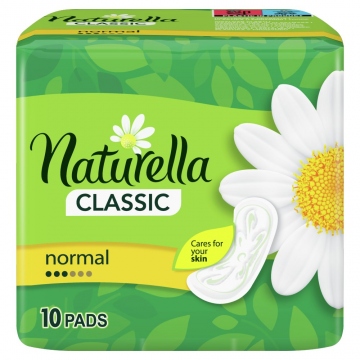 Naturella Classic Standard hygienické vložky s křidélky a jemnou vůní10ks/bal.