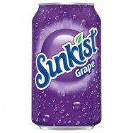 SUNKIST GRAPE SODA 355ML USA