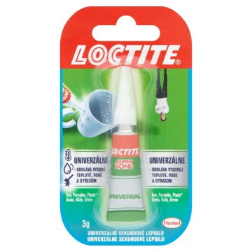 Loctite Super Bond univerzální vteřinové lepidlo, 3 g