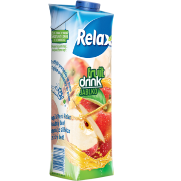 Relax Fruit Drink - ovocný nápoj s příchutí jablka 1l