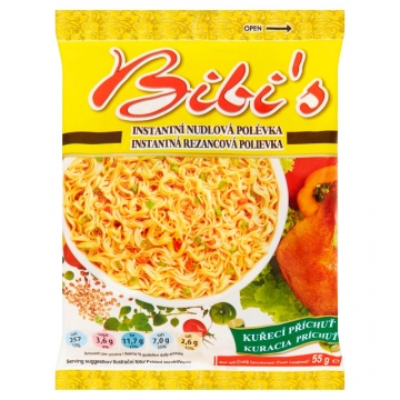 Bibi's Instantní polévka s příchutí kuřecí 50g (MY GA)