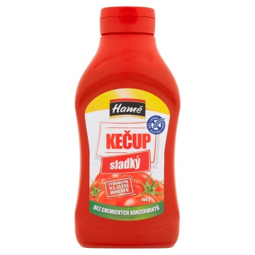 HAMÉ Sladký kečup bez konzervantů 900g