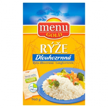 Gold Menu Rýže dlouhozrnná varné sáčky 960g