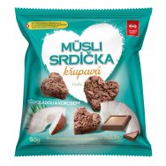 Semix mysli srdíčka s čokoládou a kokosem 50g