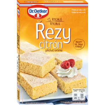 Dr.Oetker Řezy příchuť citron 540g