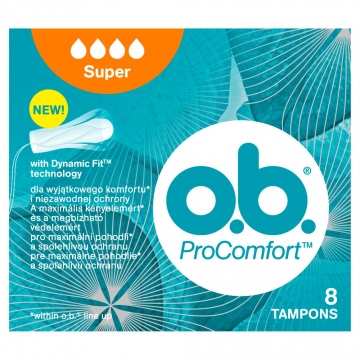 o.b. ProComfort tampony super, 8 ks