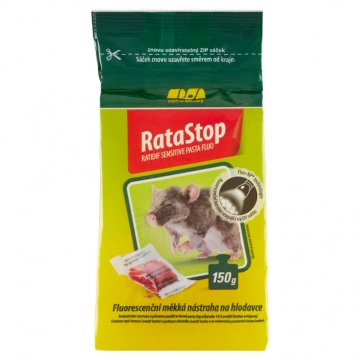 RataStop fluorescenční měkká nástraha na hlodavce 10x15g