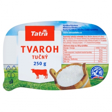 Tvaroh tučný 250g