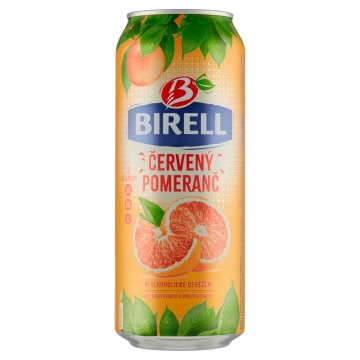 Birell pivo nealkoholické červený pomaranč 500ml plech