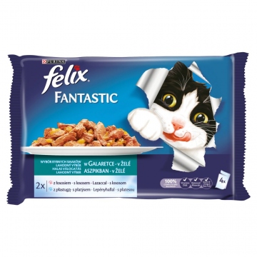 Felix Fantastic Multipack losos,platýz 4kapsičky (400g)