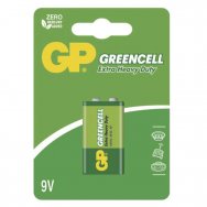Baterie GP Greencell 6F22 (9V), 1 ks