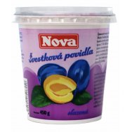 Nova Slazená švestková povidla s jablky 450g (kelimek)