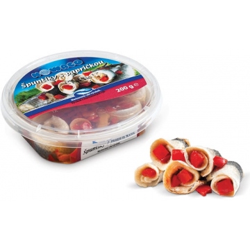 Nowaco Sleďové Špuntíky s papričkou 200g