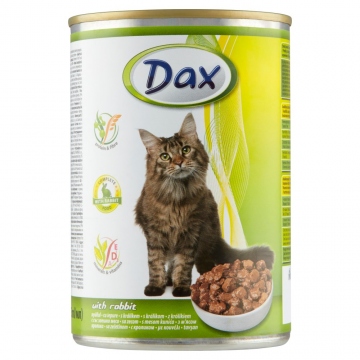 Dax konzerva pro kočky králičí 415g