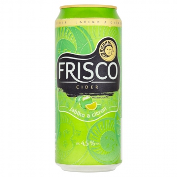 Frisco Jablko a citrón (4,5%), plech 0,4l