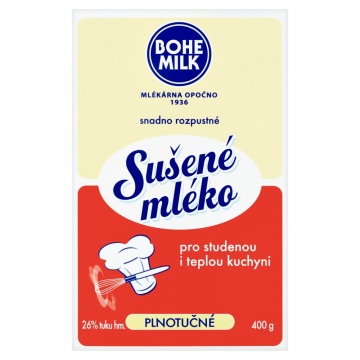 Bohemilk Mléko sušené plnotučné 400g