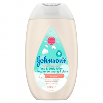 JOHNSONS Cottontouch mléko na tělo a tvář 300 ml