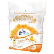 LINTEO BABY Vlhčené ubrousky (6× 70 ks) PARFUME FREE