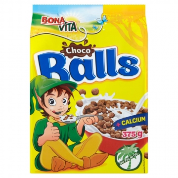 Bonavita Choco balls cereální kuličky s kakaem 375g