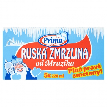 Prima Ruská zmrzlina 5 x 220ml multipack