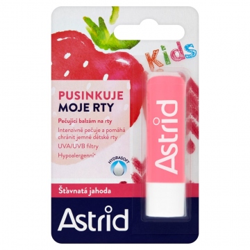 Astrid balzám na rty kids šťavnatá jahoda 4,8g