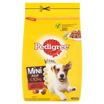 Pedigree Vital Protection Mini s hovězím a zeleninou 400g granule pro psy