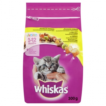 Whiskas Dry Junior s kuřecím masem 300g