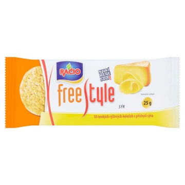 RACIO Free style rýž.chlebíčky příchuť sýra 25g