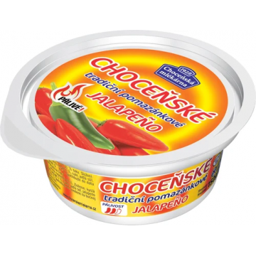Choceňská mlékárna Choceňské tradiční pomazánkové Jalapeno 150g