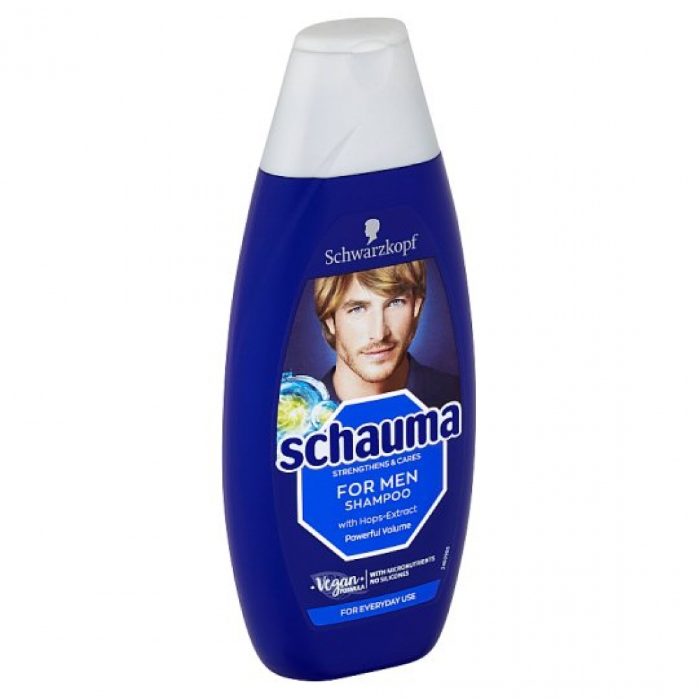 Schauma šampon pro muže s chmelovým extraktem, 400 ml