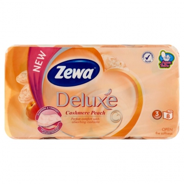 Zewa Deluxe Cashmere Peach toaletní papír 3 vrstvý 8ks