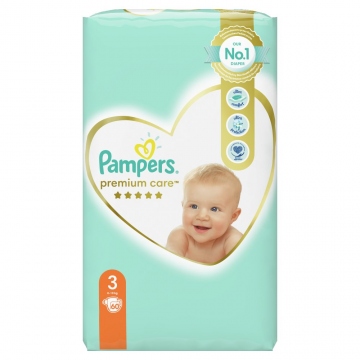 PAMPERS Premium Care 3 Midi 60ks