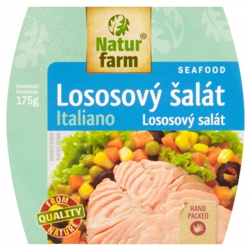 Natur Farm lososový salát italiano 175g