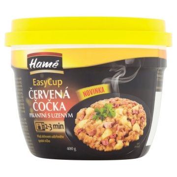 Hamé červená Čočka s uzeným masem hotové jídlo 1x400g