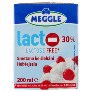 Meggle Bezlaktózová smetana ke šlehání 200ml