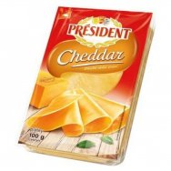 Président Cheddar sýr plátky 100 g