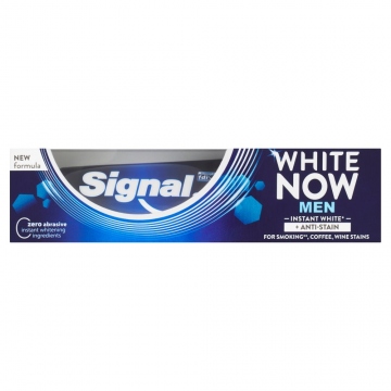 Signal White Now Men Super pure zubní pasta 75ml