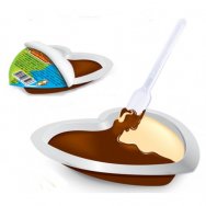 Johny Bee Choco Hearts dvoubarevná čokoládová Nugeta 15g
