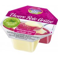 sachsenmilch unsere rote grütze 150g malina