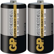 Baterie GP Supercell D, R20, fólie 2ks (GP 13S)